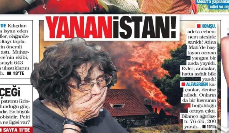 Takvim Den Tepki Ceken Yunanistan Haberi