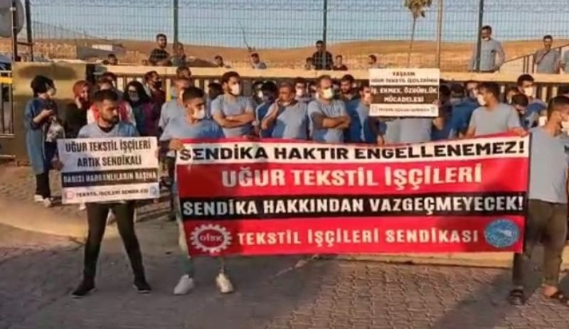 Uğur Tekstil çalışanları: Sendikalı olmak suç değildir