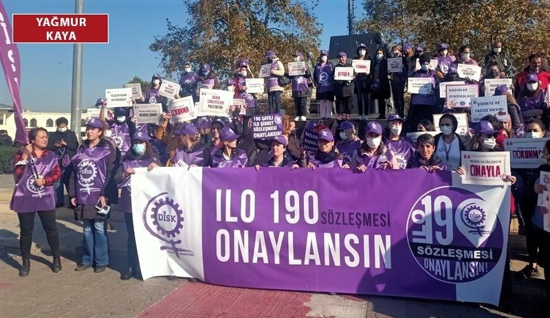 DİSK Kadın Komisyonu'ndan 'ILO 190' kampanyası: Onaylansın ve etkin şekilde uygulansın