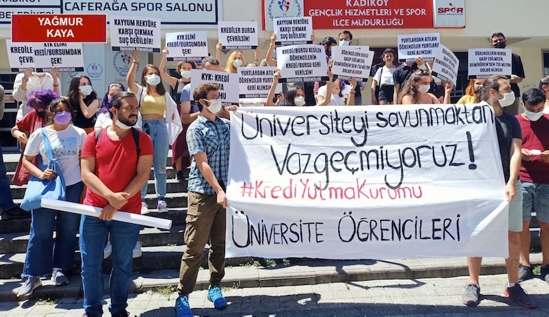 '750 milyon doların peşine düşmeyenler, 300 bin öğrenciye haciz gönderenler burs ve kredileri de kesti'