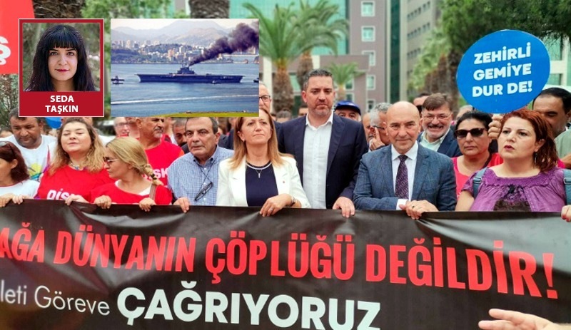 Asbestli gemiye karşı İzmirliler ayakta: Ortak dava ve imza kampanyası