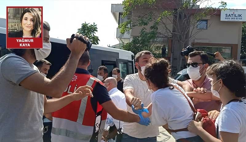 BİMEKS işçilerinin eylemine polisten sert müdahale